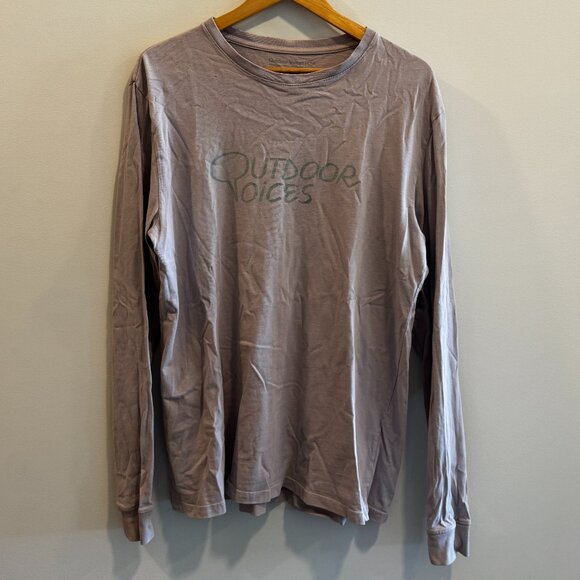 Outdoor Voices Long Sleeve T-Shirt - Picture 1 of 3